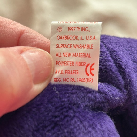 Ty Beanie Baby ‘Princess’ Bear Ultra Rare with tag errors - Picture 6 of 7